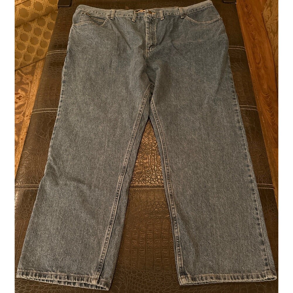 Lee Jeans Men's Size 50x30 Blue Regular Fit Straight Leg Classic Workwear